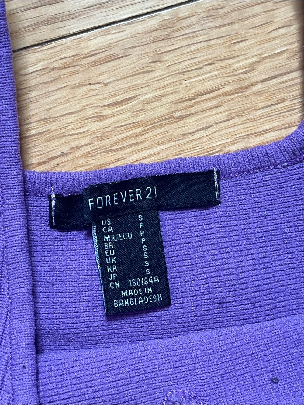 Forever 21 Lavender Ribbed Cropped Tank - Picture 4 of 9